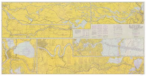 Morgan City To Port Allen 1972 Old Map Nautical Chart Ac Harbors 880