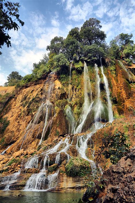 Bisheh Waterfall Lorestan Waterfall Outdoor Nature