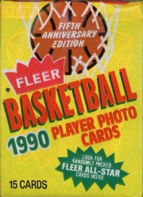 Oct 22, 2018 · sosa 1990 topps is lit, as is donruss (+the ultra rare blue donruss a.l. 1990-99 Unopened Packs 1990 Fleer Wax Pack #90Fwp Basketball Card Value Price Guide