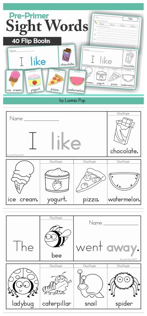 I have a quiz for you. Sight Words Fluency Flip Books - 40 flip books in color ...