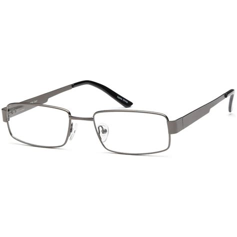 Men S Eyeglasses 52 18 140 Gunmetal Metal Generic Brand