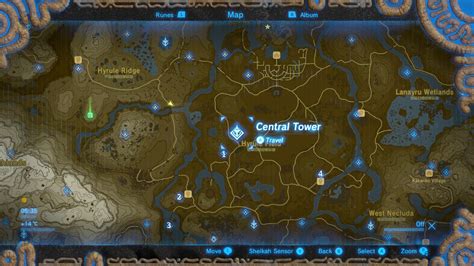 Map Of All The Shrines In Breath Of The Wild Maping Resources