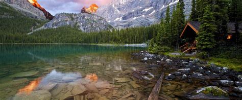 With its rustic design and use of native materials, it is still. Lake O'Hara Lodge is a backcountry Canadian Rocky Mountain ...