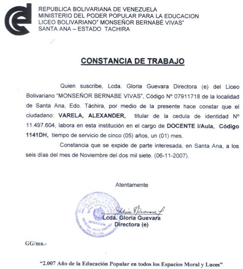 Como Elaborar Una Constancia De Trabajo Modelo Unamed