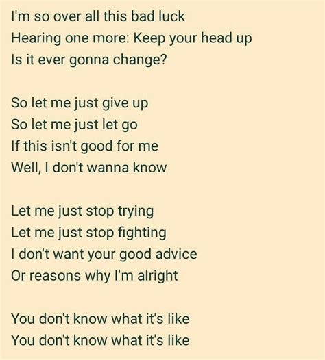 You Don T Know What It S Like Lyrics Katelyn Tarver Get Your Best And Latest Lyrics At Music