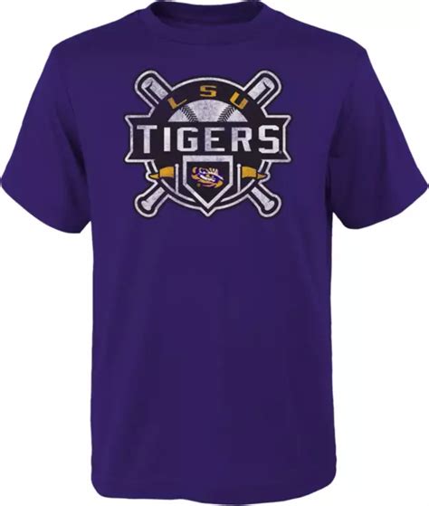 Gen2 Youth Lsu Tigers Purple Baseball T Shirt Dicks Sporting Goods