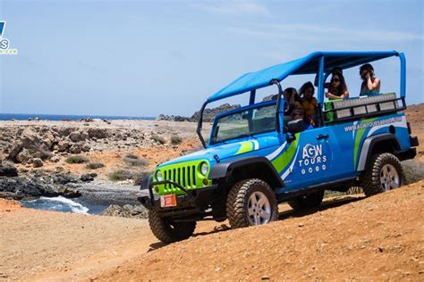 Natural Pool Caves Baby Beach Aruba Jeep Adventure Tour