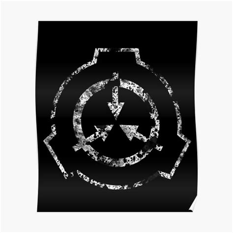 Scp Foundation Symbol Poster For Sale By Rebellion 10 Redbubble
