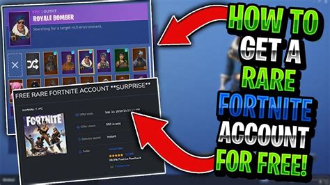 Free Fortnite Account Generator With Skins 2022