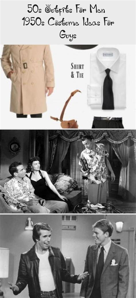 50s Outfits For Men 1950s Costume Ideas For Guys Fashion In 2020