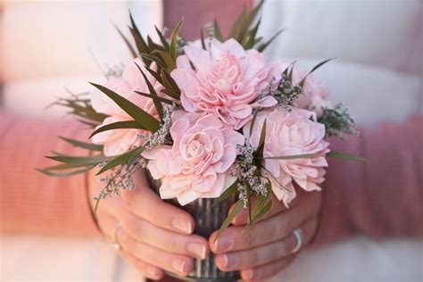 Maybe you would like to learn more about one of these? Small Blush Pink Dahlia Sola Flower Arrangement - Pink ...