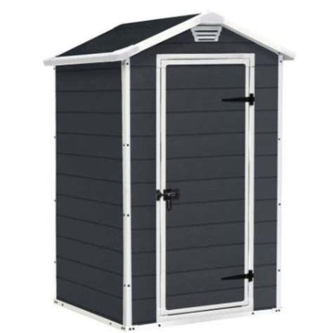 Keter Manor 4x3 Outdoor Storagegarden Shed Dark Greywhite Buy