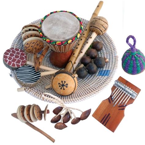African Musical Instrument Basket Music From Early Years Resources Uk