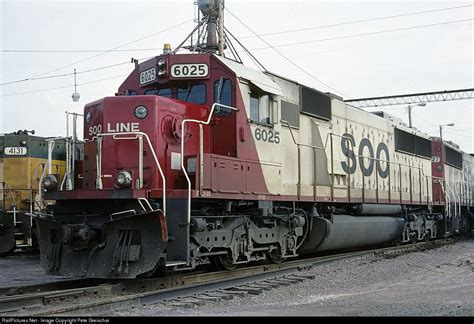 Railpicturesnet Photo Soo 6025 Soo Line Emd Sd60 At Butler Wisconsin