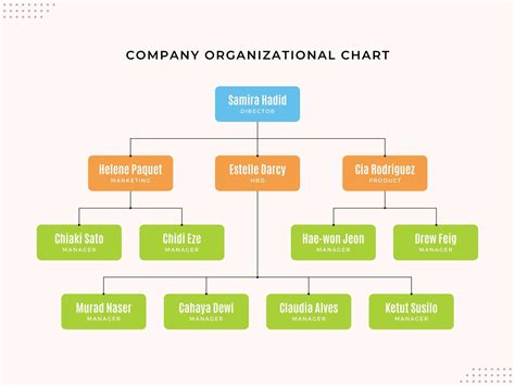 Organization Structure Chart Template
