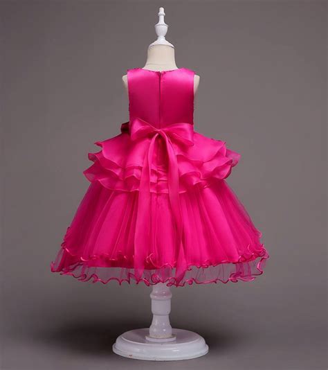 Princess Mesh Peng Skirt Sequined Dress Ougen Yarn Childrens Dress