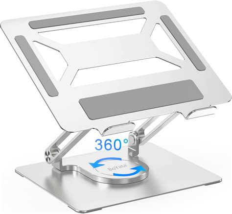 Boyata Laptop Stand For Desk Adjustable Computer Stand 360° Rotating
