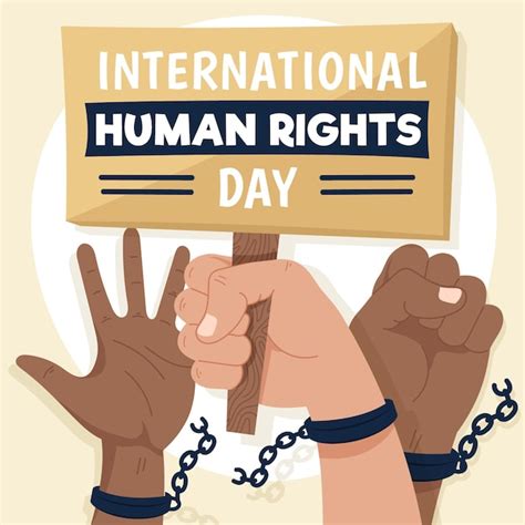 Illustrazione Della Giornata Internazionale Dei Diritti Umani