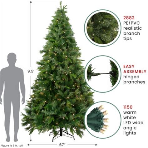 Northlight 95 Pre Lit Ashcroft Cashmere Pine Artificial Christmas