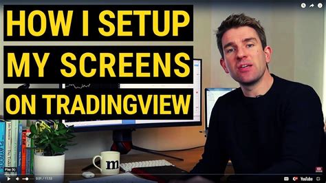 How I Setup My Screens On Tradingview Youtube