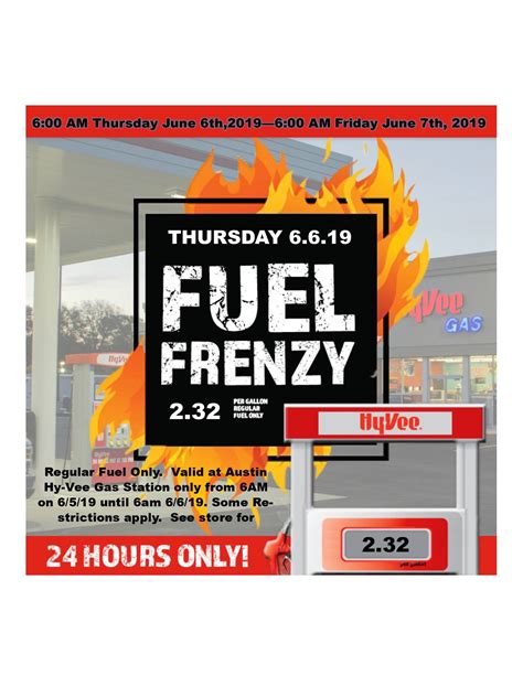 Hy-Vee - 24 hours only at your Austin Hy-Vee Gas Station!!!!