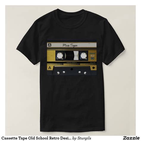 Cassette Tape Old School Retro Design T Shirt Shirts Colorful Shirts Retro Design