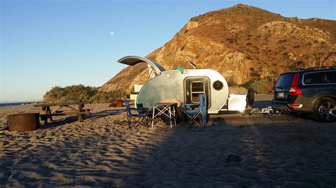 Beach Camping In California Rteardroptrailers