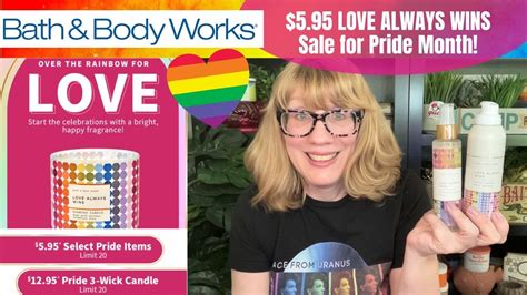 Bath Body Works 5 95 LOVE ALWAYS WIN Sale For Pride Month YouTube
