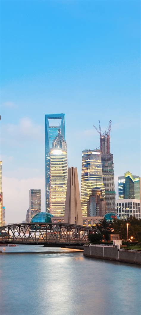Waibaidu Bridge Wallpaper 4k Oriental Pearl Tower Shanghai China