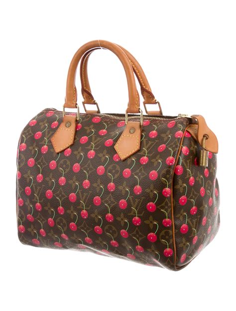Louis Vuitton Cerises Speedy 25 Handbags Lou102103 The Realreal