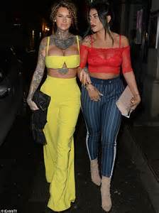 Jemma Lucy Puts On A Very Racy Display As She Steps Out In Bralet