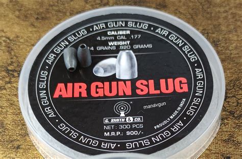 Gsmith And Co Airgun Slug 0177 14gr 300s Manav Gun