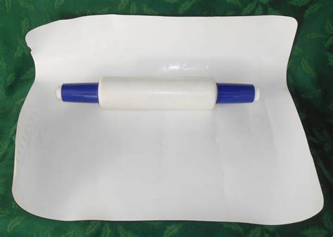 Tupperware Royal Blue Rolling Pin And Pastry Mat Etsy
