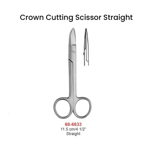 Buy Dentmark Crown Cutting Scissor Straight Premium Dental Equipment