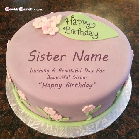 New Birthday Cake For Sister