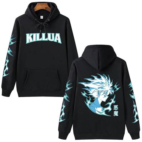 Killua Hoodies Sweatshirts Anime Killua Sweatshirt Men Sweatshirt