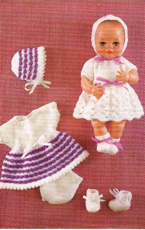 Over 50 completely free baby cardigan knitting patterns to download now! 12" Dolls clothes knitting pattern. PDF Instant download ...
