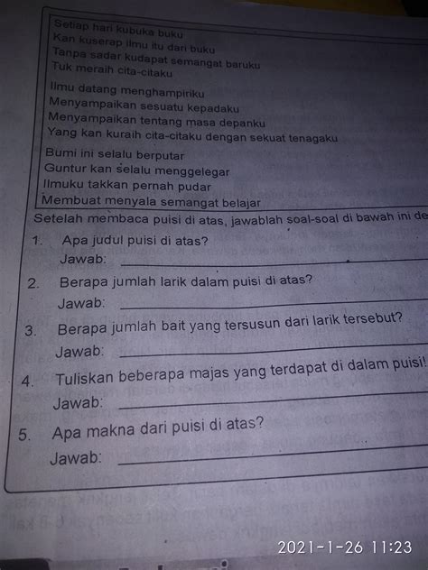 Puisi Cita Cita Hakim