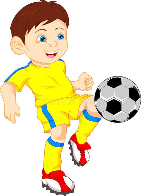 Boy Cartoon Soccer Player Stock Vector Illustration Of Illustration
