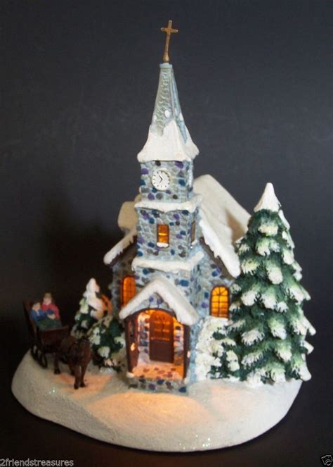 Maybe you would like to learn more about one of these? Thomas Kinkade Village Sunday Evening Sleigh Ride Cottage ...