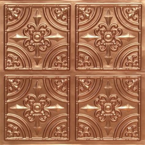 Discounted Victorian Faux Copper Plastic Ceiling Tiles