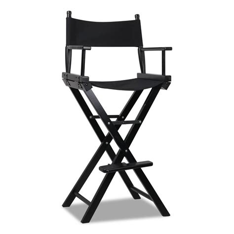 Artiss Tall Director Chair Black