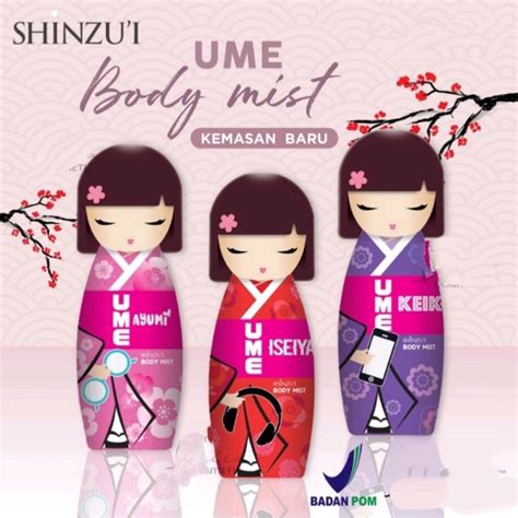 Jual Shinzui Ume Body Mist 100ml Shopee Indonesia