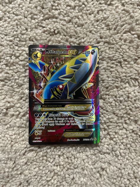 Mega M Sharpedo EX XY a Full Art Card Pokémon Promo Card MINT SLEEVED eBay