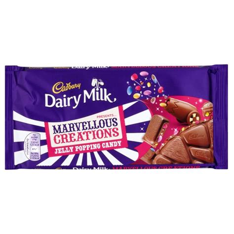 Cadbury Dairy Milk Marvellous Jelly Creations Candy Bar 200g Tesco