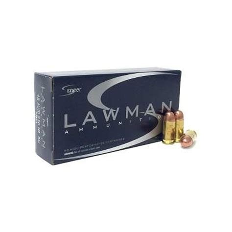 Cci 9mm Ammunition Speer Lawman 53620 147 Grain Total Metal Jacket 50