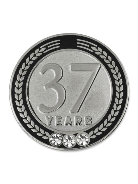 Pinmarts 37 Years Of Service Award Employee Recognition T Lapel Pin