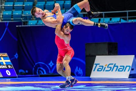 Gravity Defying Olympic Wrestling Throw Olympic Wrestling Sport
