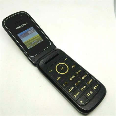 Samsung Gt E1190 Titan Gray Unlocked Cellular Flip 2g Mobile Phone