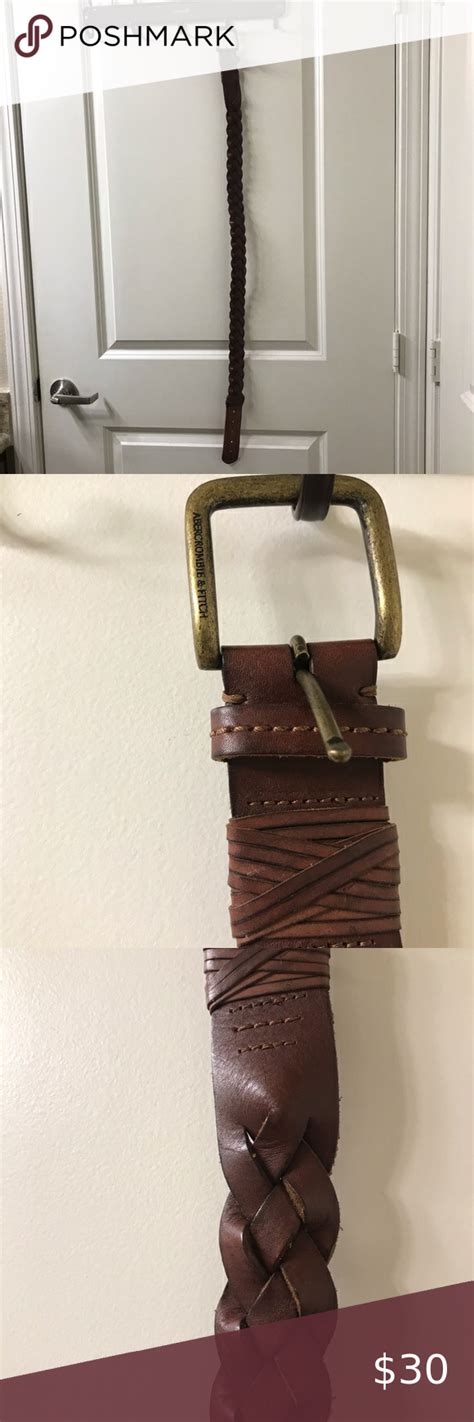 Abercrombie And Fitch Belt Bundle In 2020 Belt Braided Leather Abercrombie